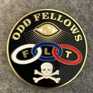 Odd Fellows Auto Emblem (Black)